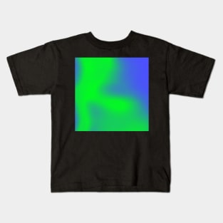 electric blue and green Kids T-Shirt